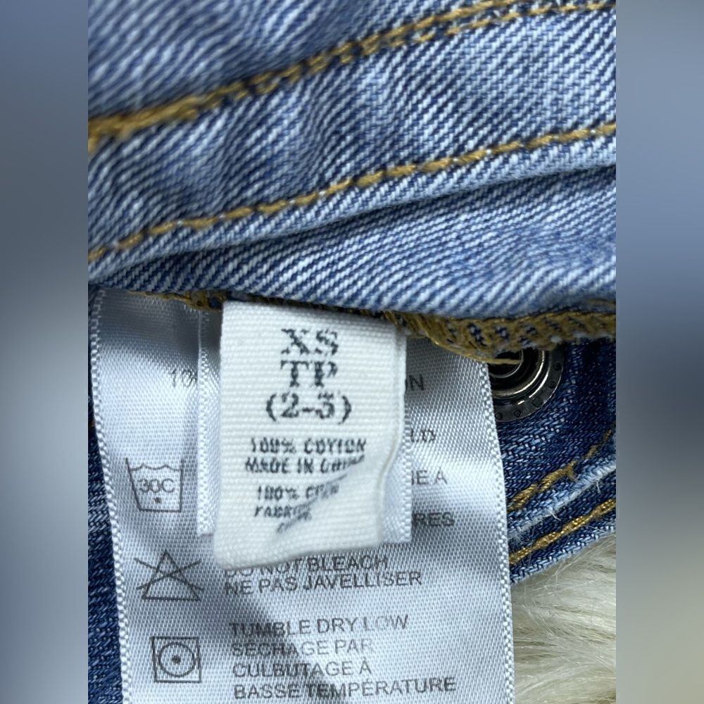 Peek Dungareesdenim Hooded Jacket Sz X Small (2-3) — image 3 of 5